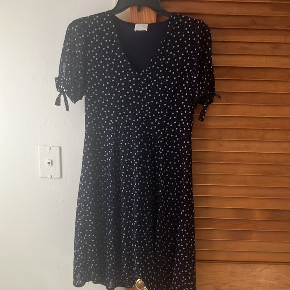 Navy Floral Sundress/Minidress - Picture 4 of 4